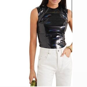We11Done Holoshine Sleeveless Top Size Large